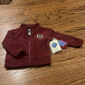 NWT Harvard Fleece. Size 12 months.